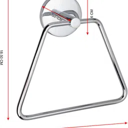 dm group 0055 silver Towel Holder image 3