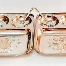 fingertip Pack of 4 Stainless Steel Steel CHHOTA BHEEM AND DOLL WITH TWO SPOON 1-4 YEARS Kid Dinner Set (Steel) Dinner Set-picture-24