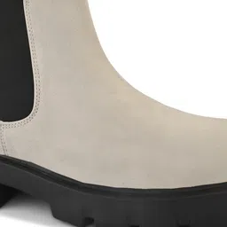 roadster Solid round toe comfortable high top regular outdoor chelsea Boots For Men image 2