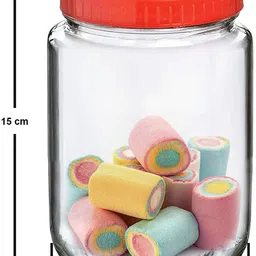 coozico Glass Cookie Jar - 1000 ml image 2