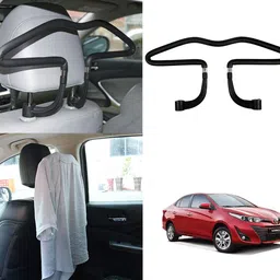 Stainless Steel Car Coat Hanger For Toyota Yaris - Black Car Coat Hanger-image-82