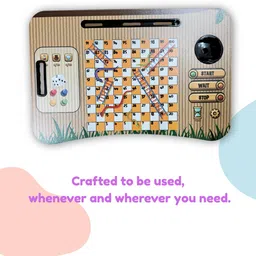 the divine workshop Wood Portable Laptop Table image 2