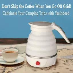 mishti enterprise Travel Foldable Electric Kettle Portable Havey Silicone Electric Kettle image 2