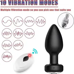 breckelle's Rechargeable Full Body Pain Relief Massager with Remote Control | 10 Vibration Modes |Soft Silicone | Wireless Relaxation Tool Massager image 3