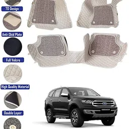 rkpsp Leatherite 7D Mat For Ford Endeavour-picture-14