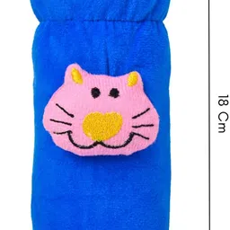 lala maneet Soft Plush Baby Feeding Bottle Cover (60-125 ml) with Cartoon Strap, Waterproof image 2