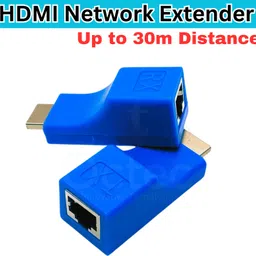Octec HDMI Extender over CAT-5e/6, 4K/2K 1080p up to 30m Set-top Box for Projector PS4 2 Ports 1000 Mbps Network Switch image 2
