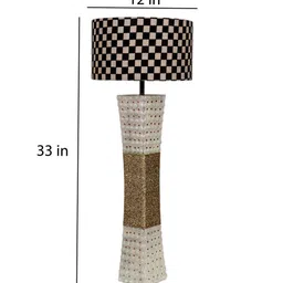 Cream Fabric Shade Table Lamp With White Base By Sapphire image 4