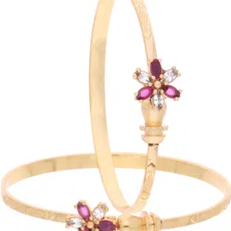 alasca Brass Diamond Gold-plated Bangle-picture-15