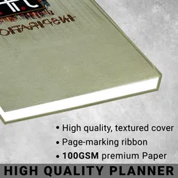 tulman Hard Bound Diary with Executive Planner Organiser personal,Office, Regular Diary Regular Notebook Ruled 365 Pages image 3