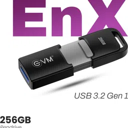 EVM ENXO/256G 256 GB OTG Drive Compatible with Mobile USB 3.0 Plastic Case image 2