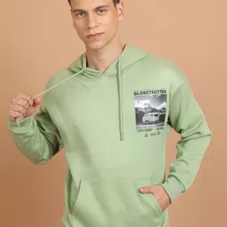 highlander Men Full Sleeve Printed Hooded Sweatshirt image 2