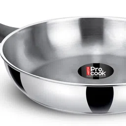 milton Pro Cook Stainless Steel Sandwich Bottom Fry Pan, 3 Layer Base Fry Pan 20 cm diameter 1.2 L capacity-picture-29