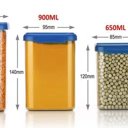 royalryte enterprise Plastic Grocery Container - 1400 ml, 950 ml, 650 ml, 350 ml image 3