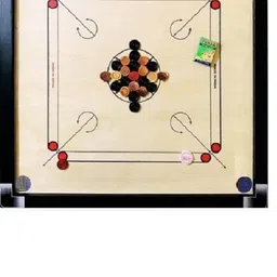 Full Size SMOOTH (Size, 32 X. 32 Inch, Border: 1.5 Inch) 82 cm Carrom Board-image-98