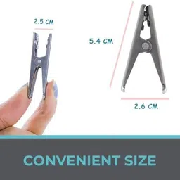 luxsan Premium Stainless Steel Cloth Clips/Pegs (Pack of 36 Pcs) | Heavy Duty Rust-Free Stainless Steel Cloth Clips image 4