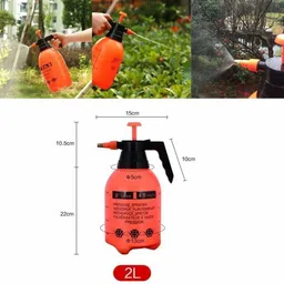 oxxihome Garden Pump Pressure Sprayer Bottle, Manual Sprayer, Lawn Sprinkle 2 L Hand Held Sprayer image 2