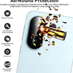 CONTEVER Back Camera Lens Glass Protector for vivo v60 back camera lens protector premium camera glass protector guard image 3