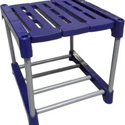 bazooka Metal Plastic Foldable Carrom Small Stool For Indoor & Outdoor, Mini Stool Carrom Stand image 2