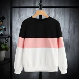 singham Casual Cuffed Sleeves Color Block Women White, Black Top-picture-16