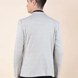 cantabil Men Checkered Single Breasted Casual Blazer image 2