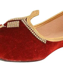 traditional funda Stylish Fashionable Trendy Footwear Collection, Synthetic Mojaris For Men image 3