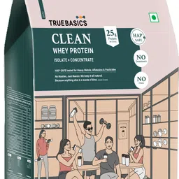 truebasics Clean Whey Protein Powder Isolate & Concentrate Blend | 25g Protein per Scoop Whey Protein image 1