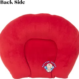 kotton candy Mustard Seeds Baby Pillow Pack of 1 Solid Mustard Seeds (Rai) Pillow Velvet, Baby Head Shaping Takiya Soft Pillow image 4