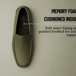 kraasa Lightweight Stylish Casual Synthetic Leather Loafers For Men image 5