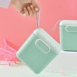 guchigu Baby Milk Powder Dispenser with Scoop,BPA-Free Double Layer Formula&Snack Box - plastic image 3