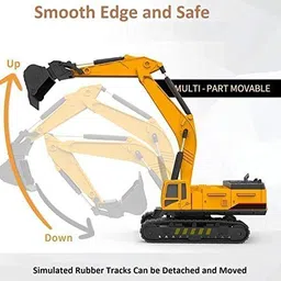 zhask Construction Vehicle Fully Functional Excavator Toy for Kids image 4