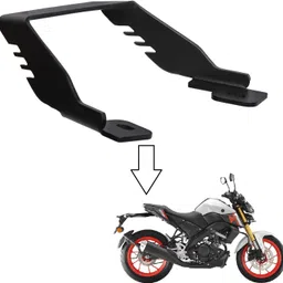 smoxy MT-15 Grab Handle | Grab Handle for MT15 | MT-15 New Metal Grab Handle (Black) Bike Crash Guard-picture-28