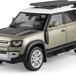 toybot 1:32 Scale Die-Cast Land Rover Defender Car - Openable Door & Hood, Pullback image 1