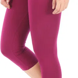 bitterlime Solid Women Three Fourths image 4