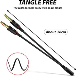 Czech Multicolor Headphone Splitter 2-Female To 1Male Cable GB11 Phone Converter-image-87