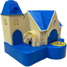 anika's creation Castle Trending New Model Best Quality Puppy House Piggy Bank Blue Coin Bank image 4