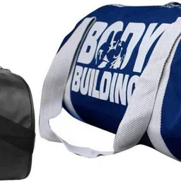 rocketsale 20 L Gym Duffel Bag - DB_BodyBuilding Blue Stylish Gym Bag Duffle Bag Travel Bag (Polyster,Size 30L) - Blue, Black-picture-12