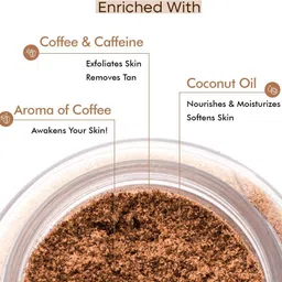 mcaffeine Coffee Body & Face , Remove Tan, Dead Skin, Black & White heads, Pack of 2 Scrub image 3