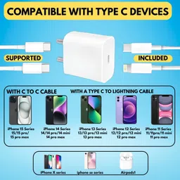 Ham 20 W PD 3 A Wall Charger for Mobile with Detachable Cable image 5
