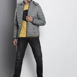 the indian garage co. Men Solid Casual Jacket image 4