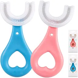 trendenza U SHAPE 360 BABY TOOTHBRUSH PACK OF 2 Ultra Soft Toothbrush image 2