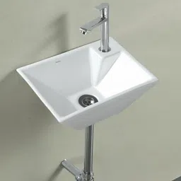 senisto Wash Basin Countertop, Tabletop Ceramic Bathroom Sink/Basin SOGO WALL HUNG WASH BASIN / SUPER WHITE COLOUR Wall Hung Basin-picture-13