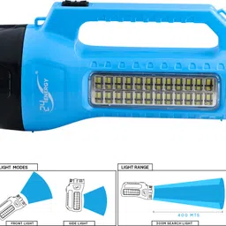 24 energy Solar Emergency Rechargeable 100W Laser LED Torch Light 24 Hi-Bright SMD EN-1155 Torch image 3