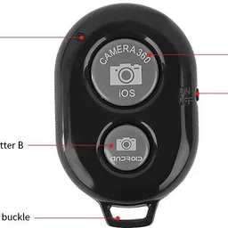 JIRLA Wireless Bluetooth Shutter Button Selfie SupportedCamera Remote Control image 3