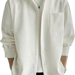 rocefas Men Regular Fit Checkered Spread Collar Casual Shirt-picture-26