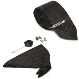 MUTAQINOTI Silk Tie & Cufflink image 2