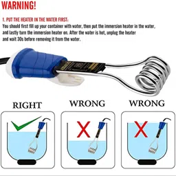 superkraft Kadam Immersion Rod 1500 W Shock Proof Immersion Heater Rod image 2