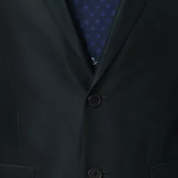 peter england Men Solid Single Breasted Formal Blazer image 3