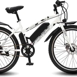 matelco FEA UNISEX WHITE 26 inches 27 Gear Lithium-ion (Li-ion) Electric Cycle-picture-17