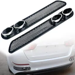 auto pavitra Diffuser Dual Tip Silencer Look BUMPER Car Silencer-picture-11